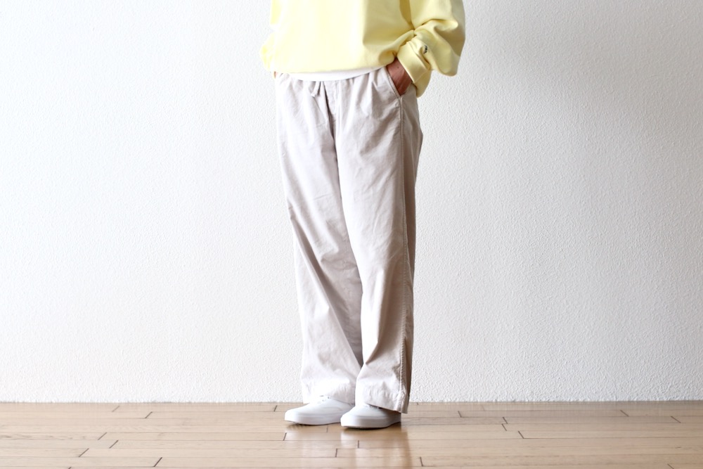 ��WOMEN'S��TOUJOURS�ʥȥ����塼�ˡ�Easy Field Trousers -GARMENT DYE COTTON*VISCOSE STRETCH VELVET CLOTH-��