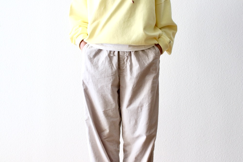 ��WOMEN'S��TOUJOURS�ʥȥ����塼�ˡ�Easy Field Trousers -GARMENT DYE COTTON*VISCOSE STRETCH VELVET CLOTH-��