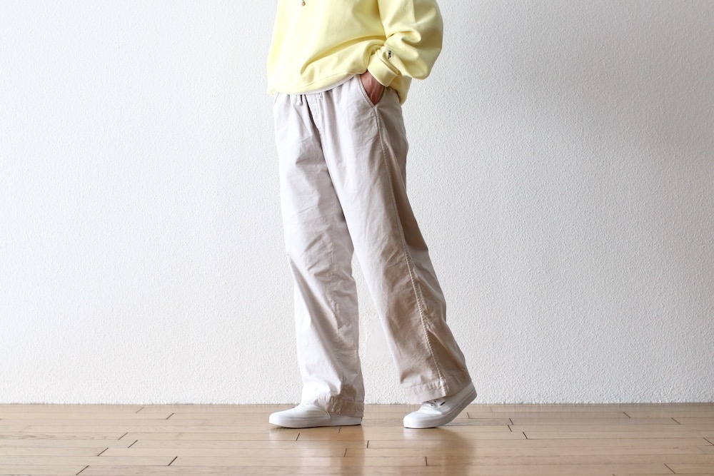 WOMEN'S】TOUJOURS（トゥジュー）“Easy Field Trousers -GARMENT DYE