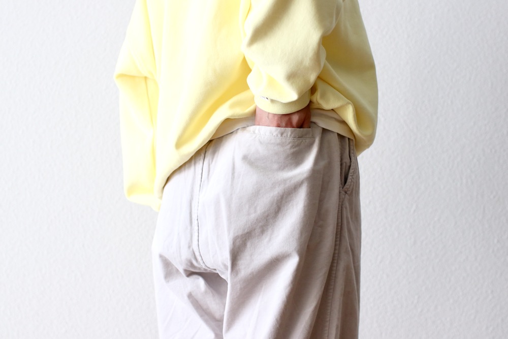 ��WOMEN'S��TOUJOURS�ʥȥ����塼�ˡ�Easy Field Trousers -GARMENT DYE COTTON*VISCOSE STRETCH VELVET CLOTH-��