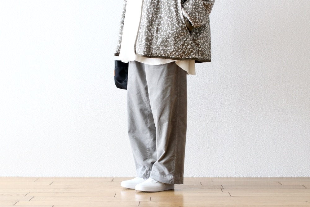 WOMEN'S】TOUJOURS（トゥジュー）“Easy Field Trousers -GARMENT DYE