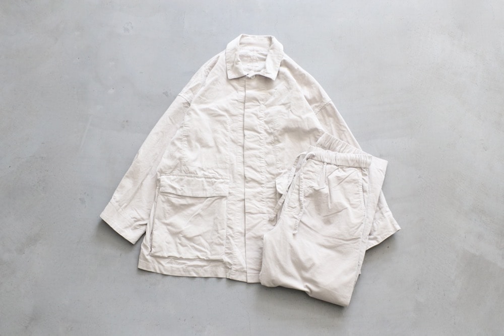 ��WOMEN'S��TOUJOURS�ʥȥ����塼�ˡ�Easy Field Trousers -GARMENT DYE COTTON*VISCOSE STRETCH VELVET CLOTH-��