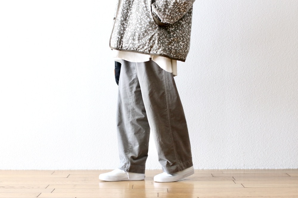 WOMEN'S】TOUJOURS（トゥジュー）“Easy Field Trousers -GARMENT DYE