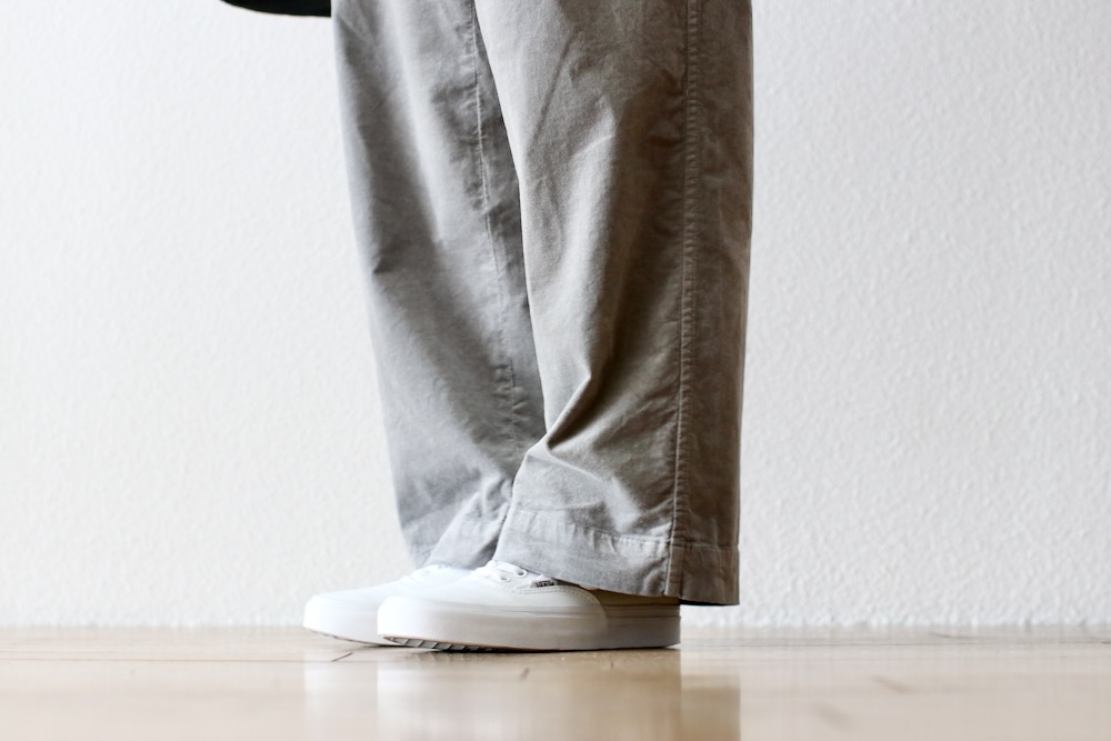 ��WOMEN'S��TOUJOURS�ʥȥ����塼�ˡ�Easy Field Trousers -GARMENT DYE COTTON*VISCOSE STRETCH VELVET CLOTH-��