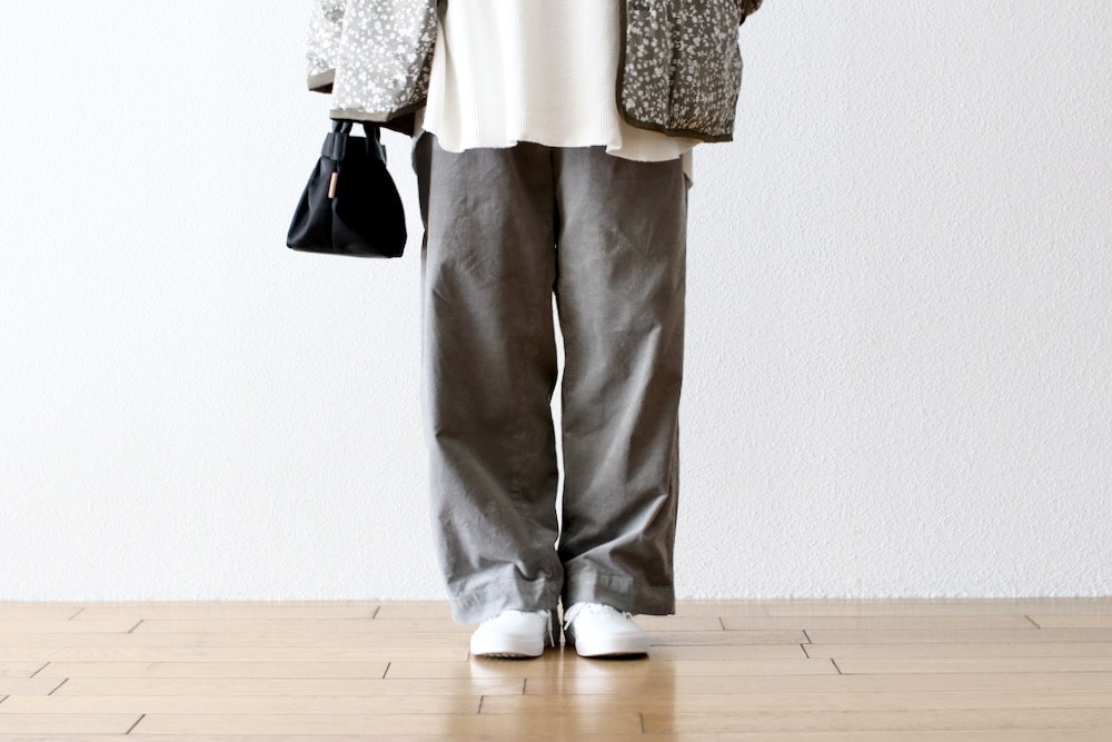 WOMEN'S】TOUJOURS（トゥジュー）“Easy Field Trousers -GARMENT DYE