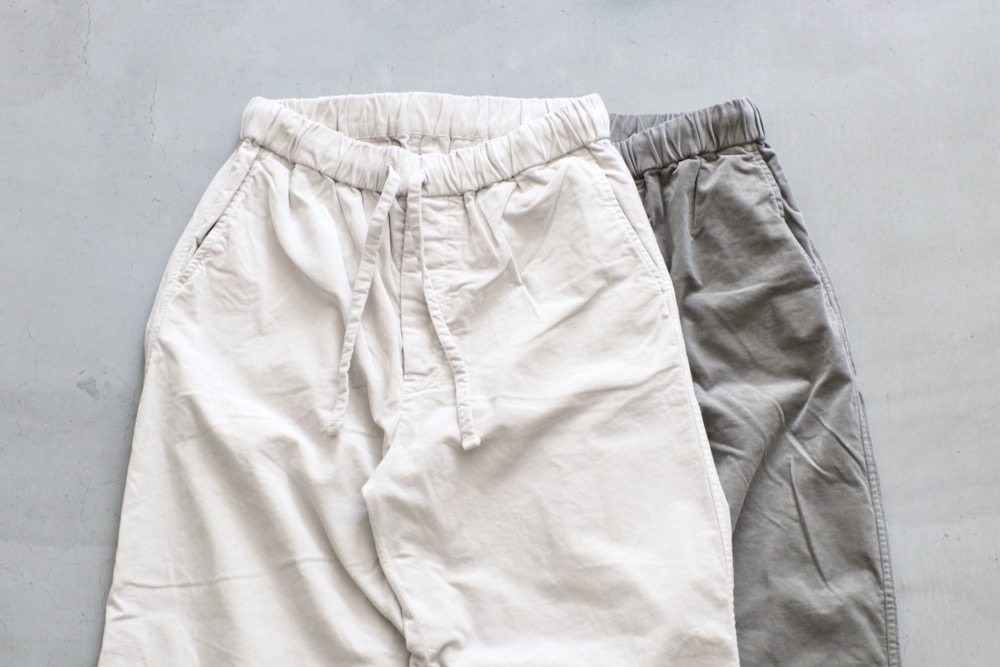 ��WOMEN'S��TOUJOURS�ʥȥ����塼�ˡ�Easy Field Trousers -GARMENT DYE COTTON*VISCOSE STRETCH VELVET CLOTH-��