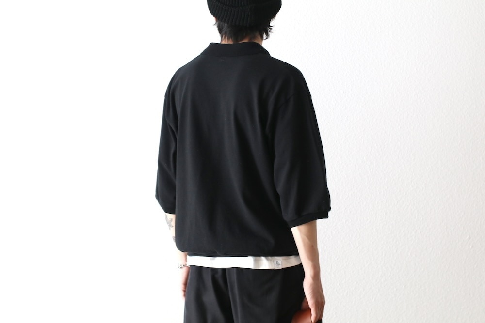 blurhms(�֥顼�ॹ) "Co/Silk Nep Skipper Cropped Sleeve"