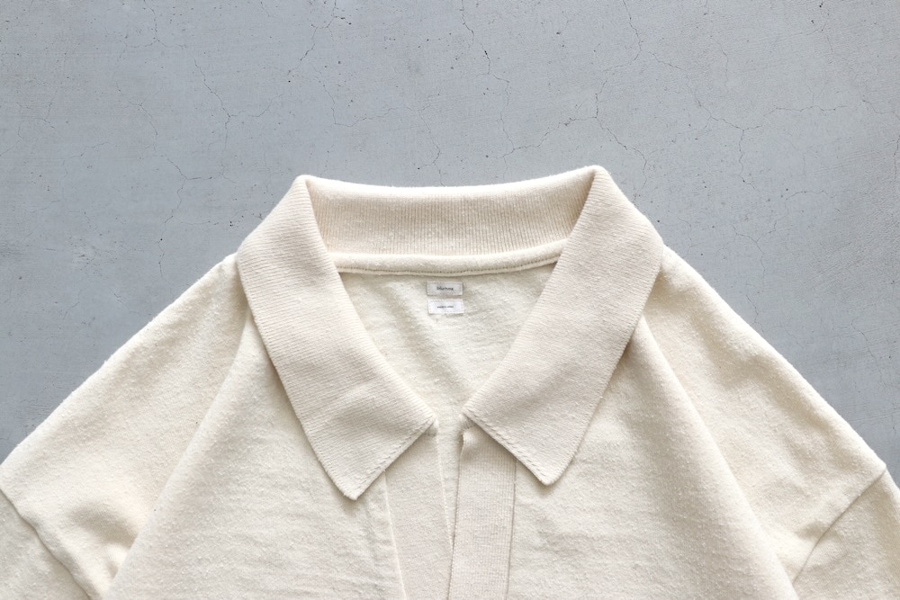 blurhms(�֥顼�ॹ) "Co/Silk Nep Skipper Cropped Sleeve"