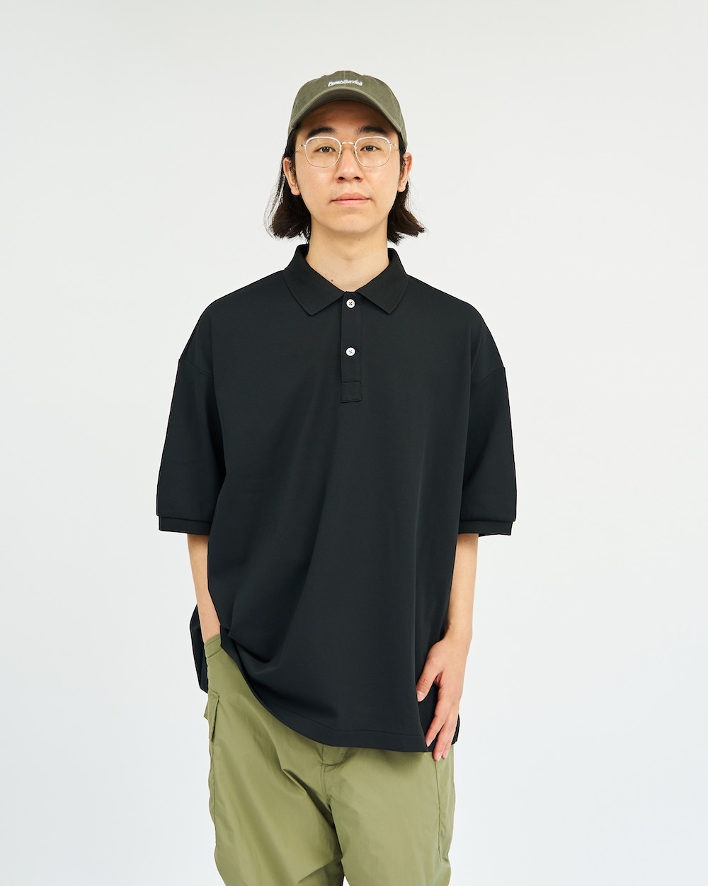 FreshService(�ե�å��奵���ӥ�) "DRY PIQUE JERSEY S/S POLO"