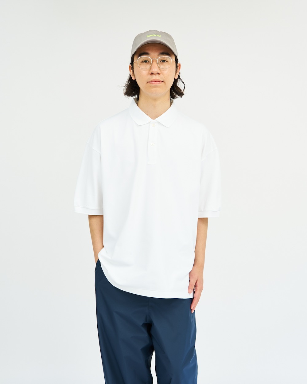FreshService(�ե�å��奵���ӥ�) "DRY PIQUE JERSEY S/S POLO"