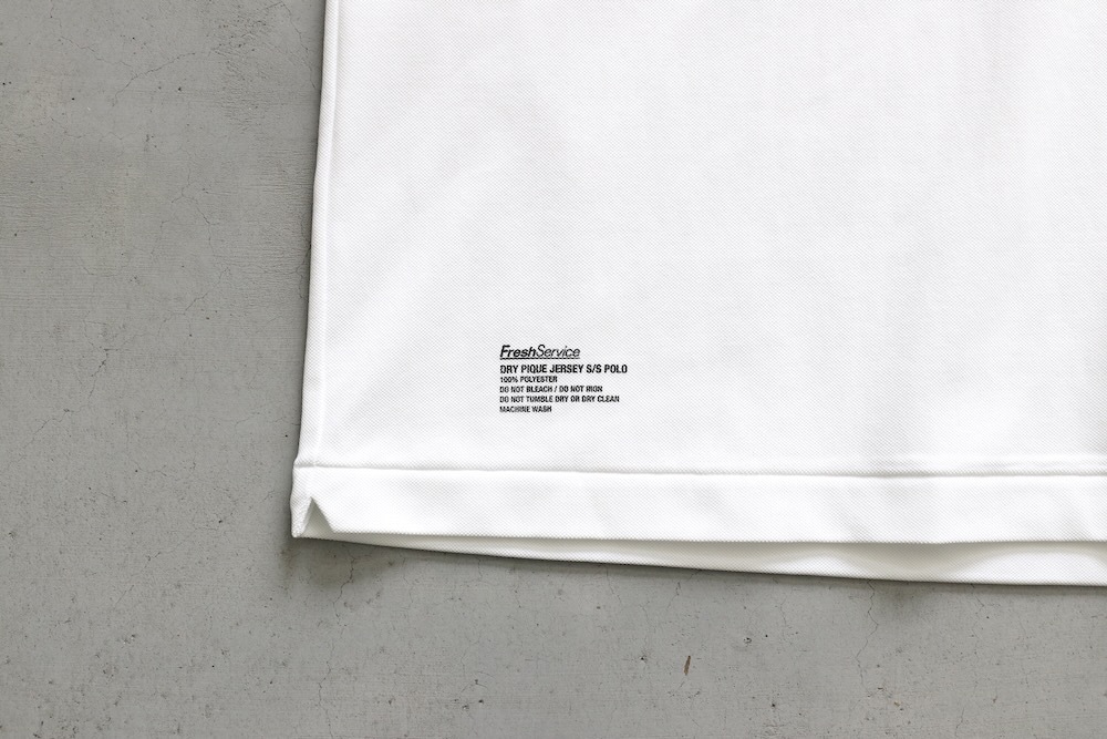 FreshService(�ե�å��奵���ӥ�) "DRY PIQUE JERSEY S/S POLO"