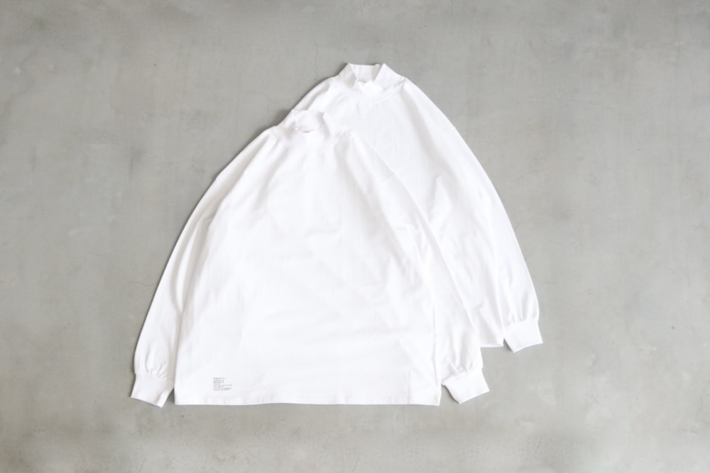 FreshService(�ե�å��奵���ӥ�) "2-PACK CORPORATE L/S MOCK NECK TEE  IRON MAX 150��(2-PACK OVERSIZED L/S MOCK NECK TEE) -WHITE or BLACK-"