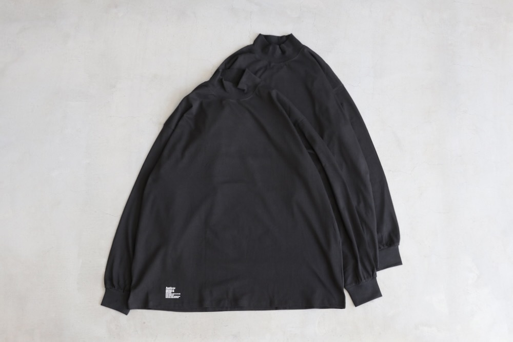 FreshService(�ե�å��奵���ӥ�) "2-PACK CORPORATE L/S MOCK NECK TEE  IRON MAX 150��(2-PACK OVERSIZED L/S MOCK NECK TEE) -WHITE or BLACK-"