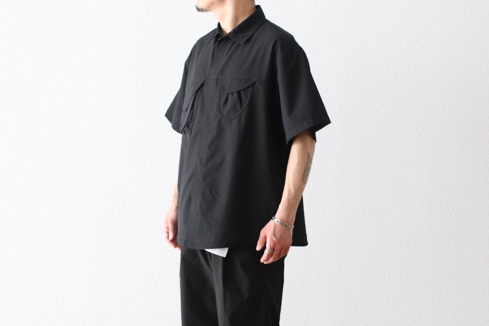 GOLDWIN 0 (ɥ ) "S/S Asymmetric Camp Shirt"