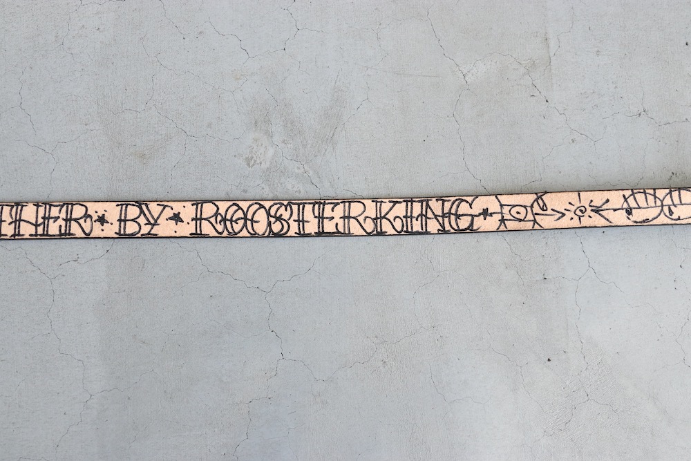 ��limited��SEVEN BY SEVEN �� Rooster King & Co., (���֥�Х����֥� �� �롼���������� ����� ����ѥˡ�) "NARROW WESTERN BELT"