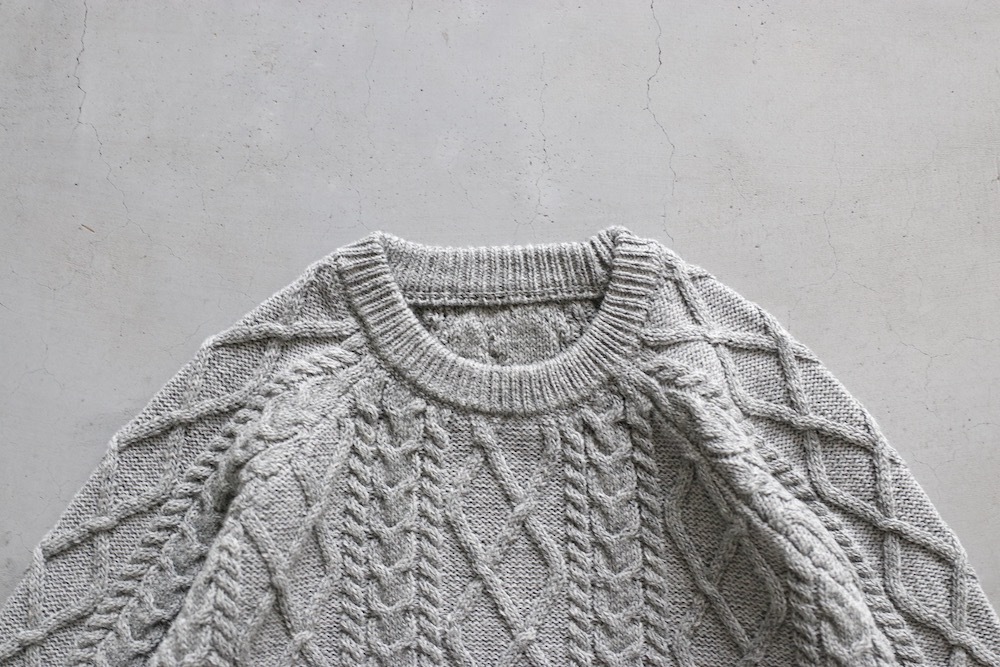 FreshService(�ե�å��奵���ӥ�) "SHETLAND WOOL �� SOLOTEX TECH FISHERMAN SWEATER"