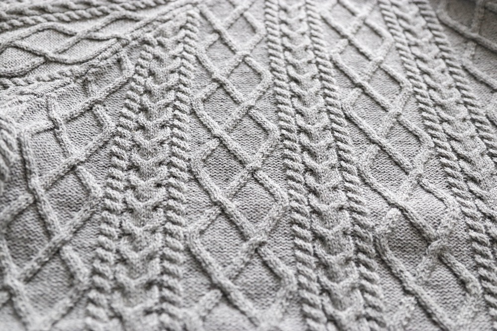 FreshService(�ե�å��奵���ӥ�) "SHETLAND WOOL �� SOLOTEX TECH FISHERMAN SWEATER"