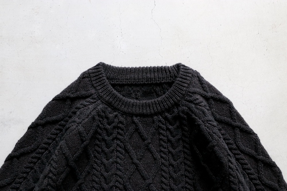 FreshService(�ե�å��奵���ӥ�) "SHETLAND WOOL �� SOLOTEX TECH FISHERMAN SWEATER"