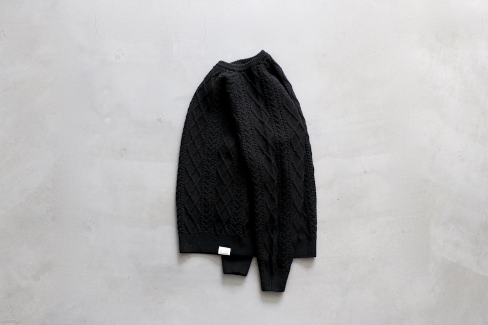 FreshService(�ե�å��奵���ӥ�) "SHETLAND WOOL �� SOLOTEX TECH FISHERMAN SWEATER"