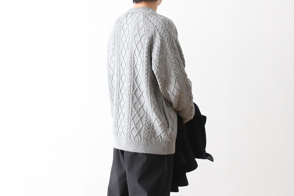 FreshService(�ե�å��奵���ӥ�) "SHETLAND WOOL �� SOLOTEX TECH FISHERMAN SWEATER"