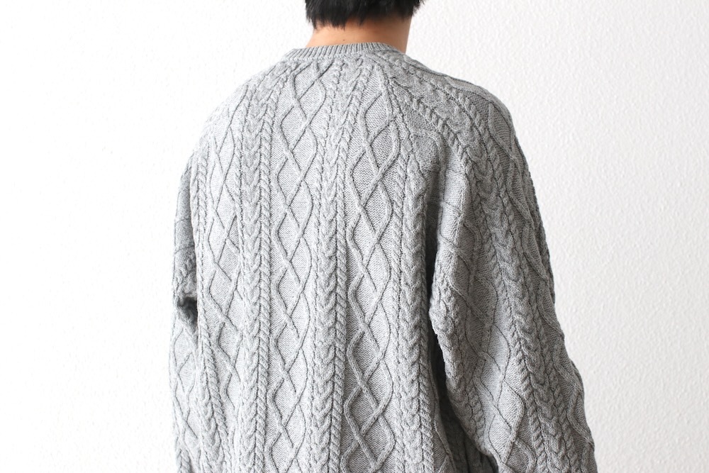 FreshService(�ե�å��奵���ӥ�) "SHETLAND WOOL �� SOLOTEX TECH FISHERMAN SWEATER"
