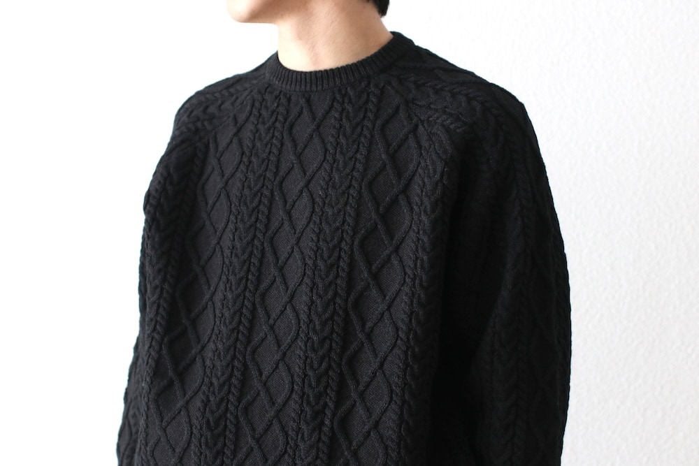 FreshService(�ե�å��奵���ӥ�) "SHETLAND WOOL �� SOLOTEX TECH FISHERMAN SWEATER"