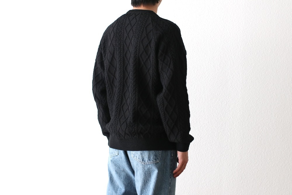 FreshService(�ե�å��奵���ӥ�) "SHETLAND WOOL �� SOLOTEX TECH FISHERMAN SWEATER"