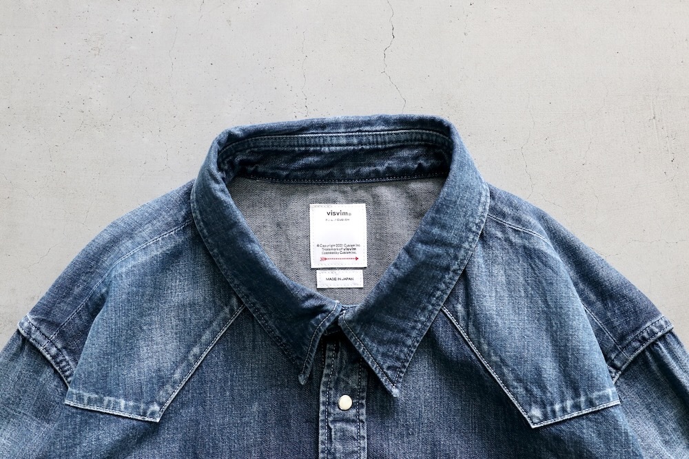 4.8 Release】visvim(ヴィズヴィム) “SOCIAL SCULPTURE SHIRT DMGD