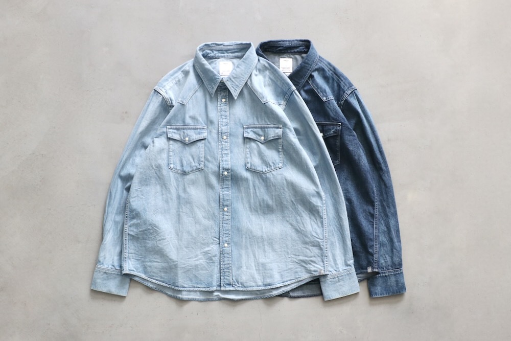 4.8 Release】visvim(ヴィズヴィム) “SOCIAL SCULPTURE SHIRT DMGD