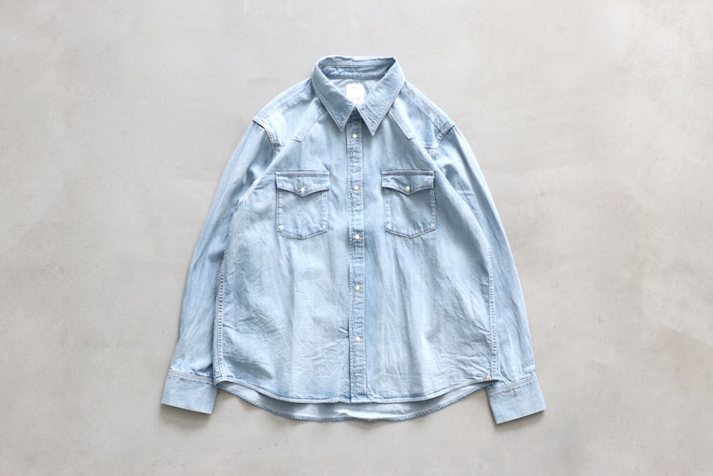 4.8 Release】visvim(ヴィズヴィム) “SOCIAL SCULPTURE SHIRT DMGD