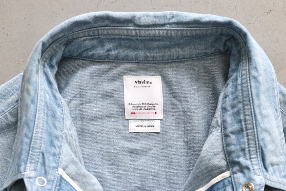 4.8 Release】visvim(ヴィズヴィム) “SOCIAL SCULPTURE SHIRT DMGD