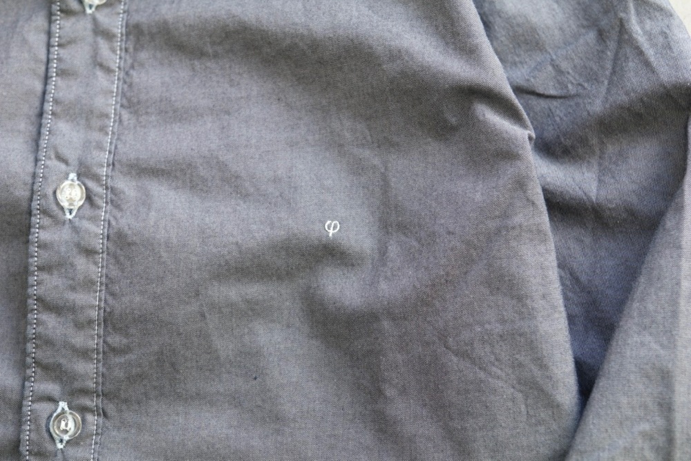 itten.(���åƥ�) "itten 11 shirts -Indigo twill-"