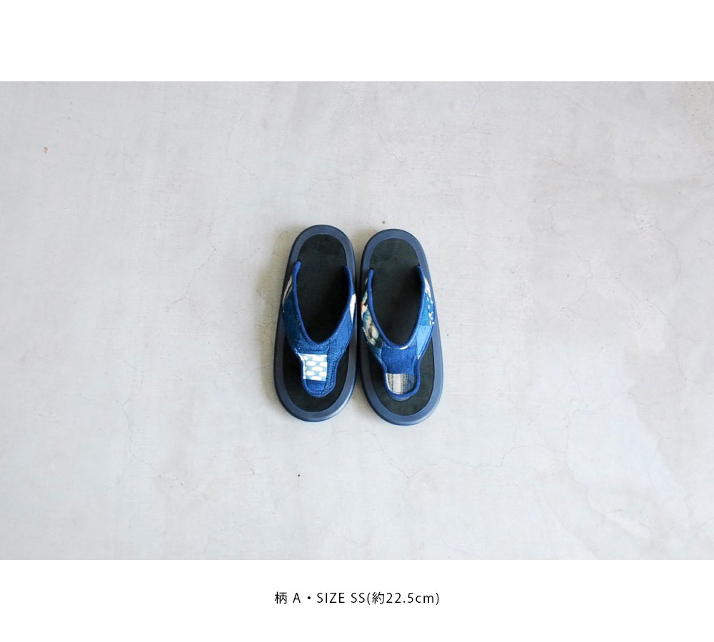 limited / WOMEN'SOJOJO NAITO  itten. (祸 ʥȡߥåƥ)"BEACH SANDAL -Antique Natural indigo"