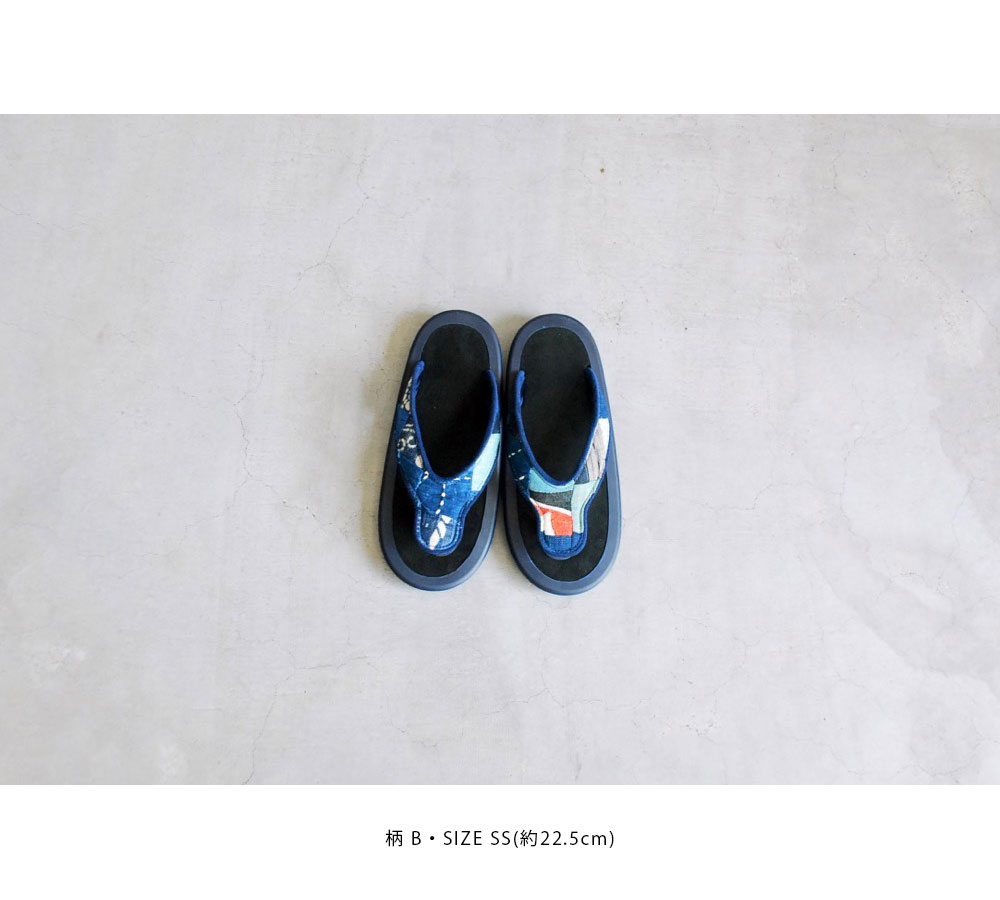 limited / WOMEN'SOJOJO NAITO  itten. (祸 ʥȡߥåƥ)"BEACH SANDAL -Antique Natural indigo"