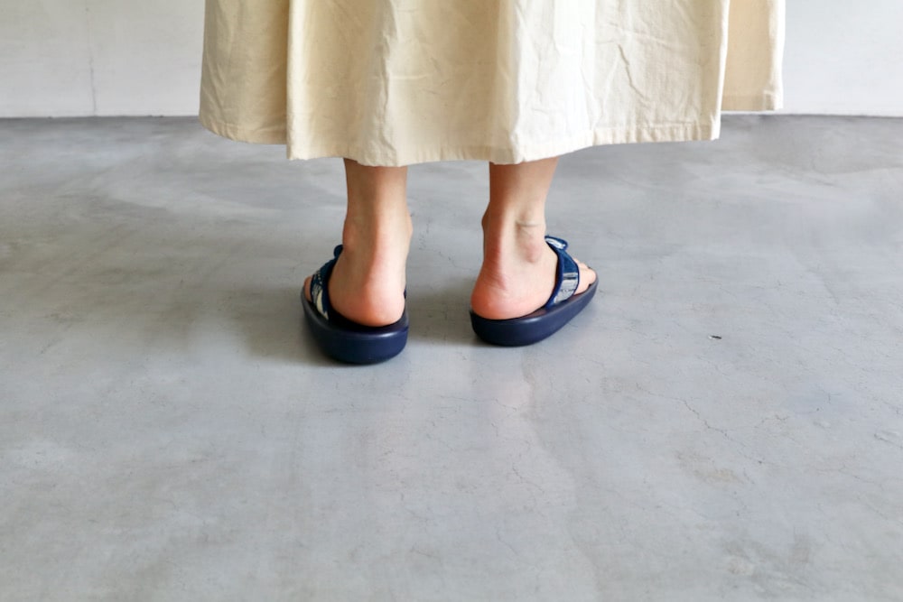 limited / WOMEN'SOJOJO NAITO  itten. (祸 ʥȡߥåƥ)"BEACH SANDAL -Antique Natural indigo"