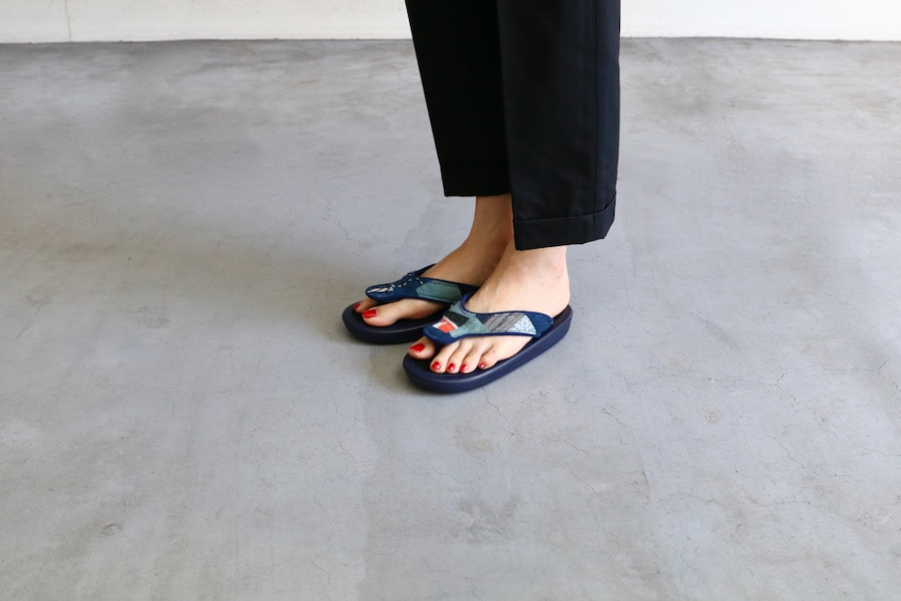 limited / WOMEN'SJoJo  itten. (祸ߥåƥ)"BEACH SANDAL -Antique Natural indigo"