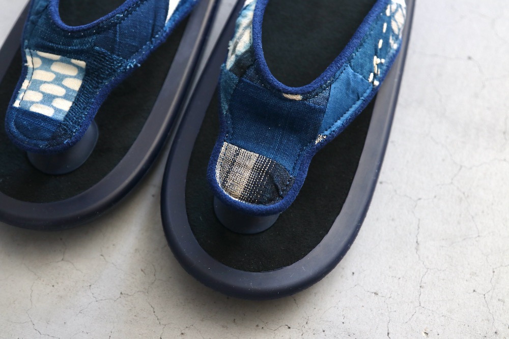 limited / WOMEN'SOJOJO NAITO  itten. (祸 ʥȡߥåƥ)"BEACH SANDAL -Antique Natural indigo"