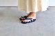limited / WOMEN'SOJOJO NAITO  itten. (祸 ʥȡߥåƥ)"BEACH SANDAL -Antique Natural indigo"