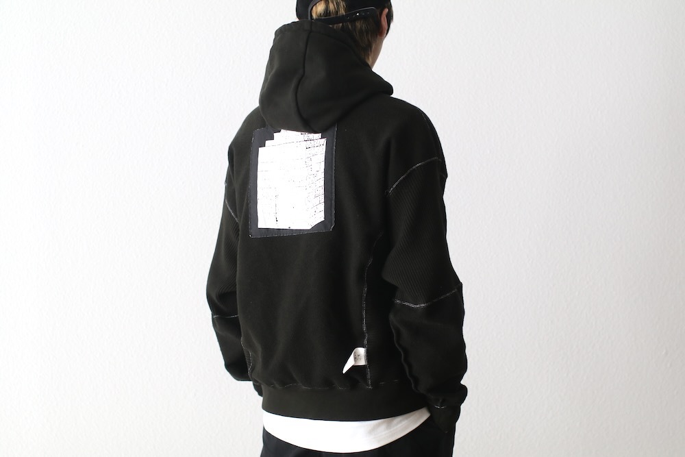 C.E() "WIDE RIB CUT HEAVY HOODY"