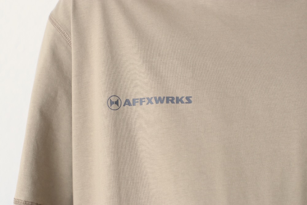 トップス affix AFFXWRKS Boxed Long Sleeve T-Shirt Brown Boxed Long Sleeve T-Shirt by AFFXWRKS on Sale
