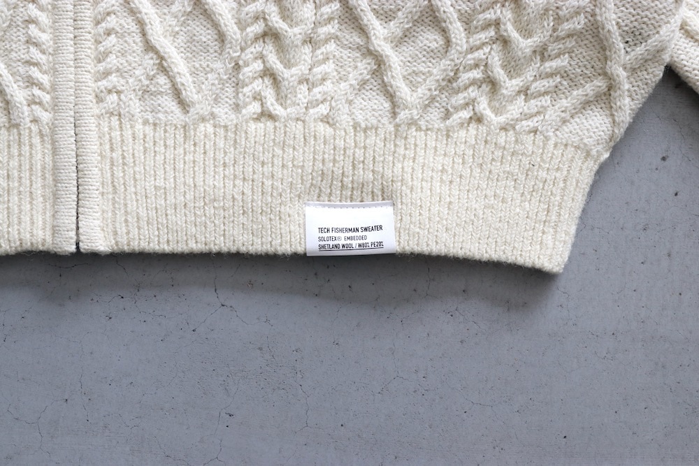 FreshService(�ե�å��奵���ӥ�) "SHETLAND WOOL �� SOLOTEX TECH FISHERMAN ZIP-UP"