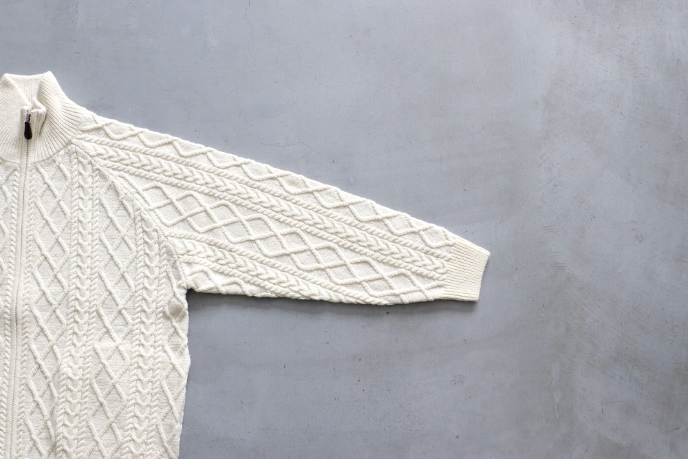 FreshService(�ե�å��奵���ӥ�) "SHETLAND WOOL �� SOLOTEX TECH FISHERMAN ZIP-UP"