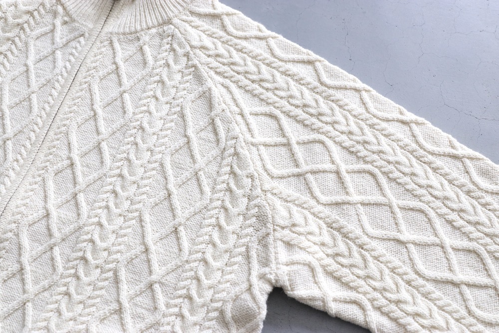 FreshService(�ե�å��奵���ӥ�) "SHETLAND WOOL �� SOLOTEX TECH FISHERMAN ZIP-UP"