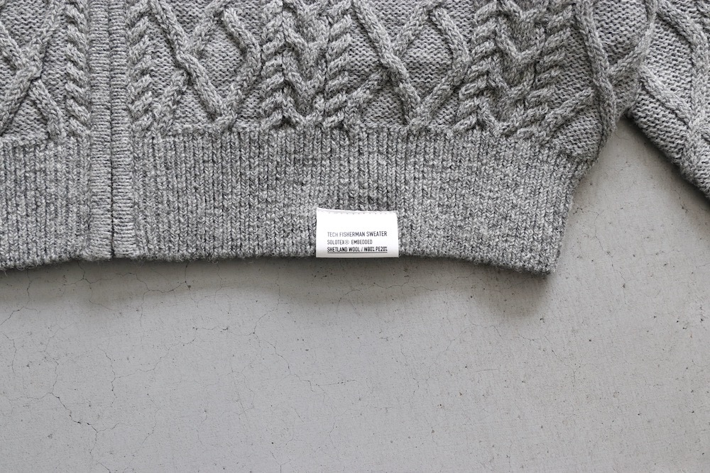 FreshService(�ե�å��奵���ӥ�) "SHETLAND WOOL �� SOLOTEX TECH FISHERMAN ZIP-UP"