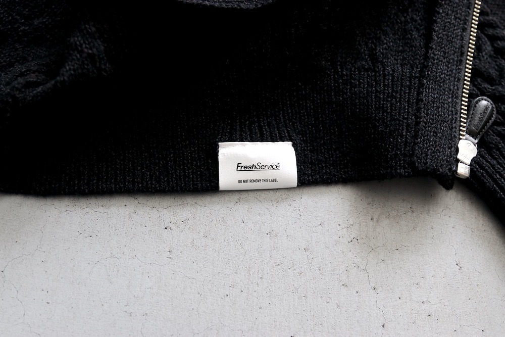 FreshService(�ե�å��奵���ӥ�) "SHETLAND WOOL �� SOLOTEX TECH FISHERMAN ZIP-UP"