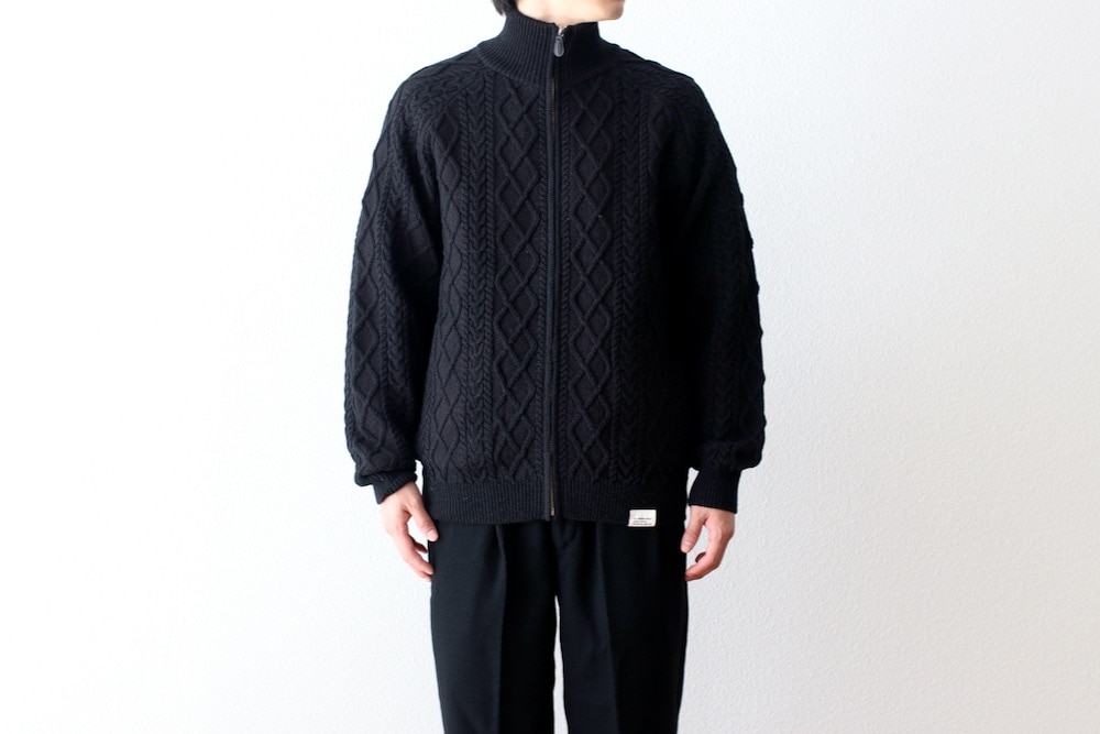 FreshService(�ե�å��奵���ӥ�) "SHETLAND WOOL �� SOLOTEX TECH FISHERMAN ZIP-UP"