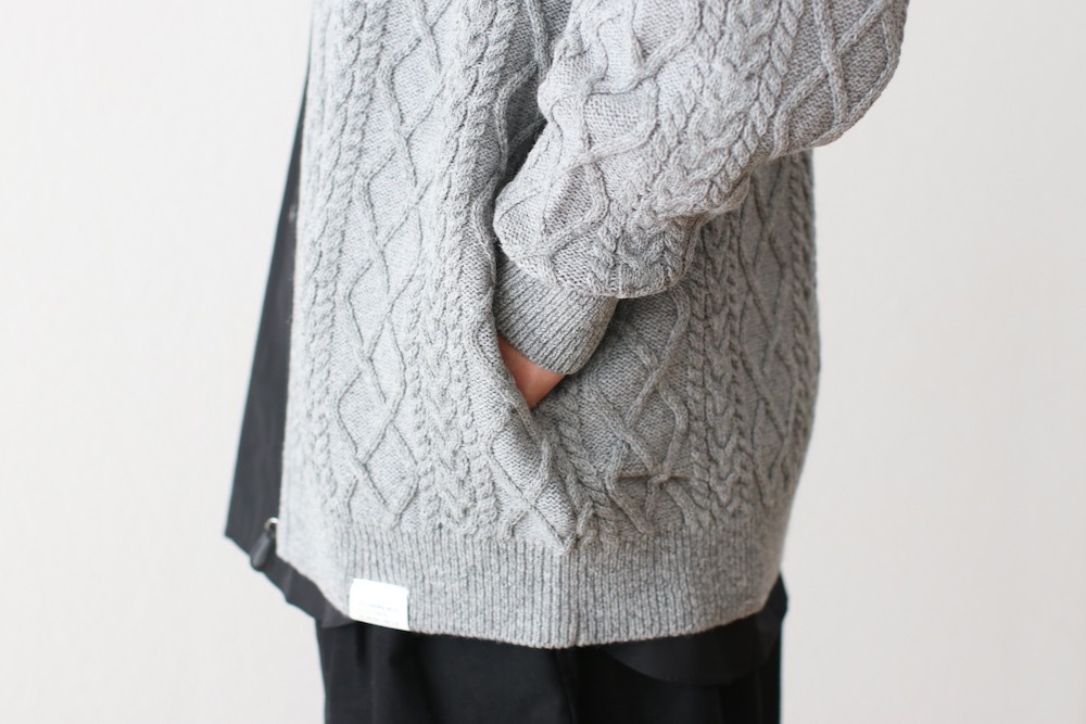 FreshService(�ե�å��奵���ӥ�) "SHETLAND WOOL �� SOLOTEX TECH FISHERMAN ZIP-UP"