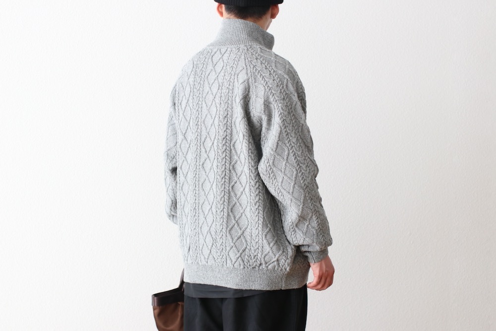 FreshService(�ե�å��奵���ӥ�) "SHETLAND WOOL �� SOLOTEX TECH FISHERMAN ZIP-UP"