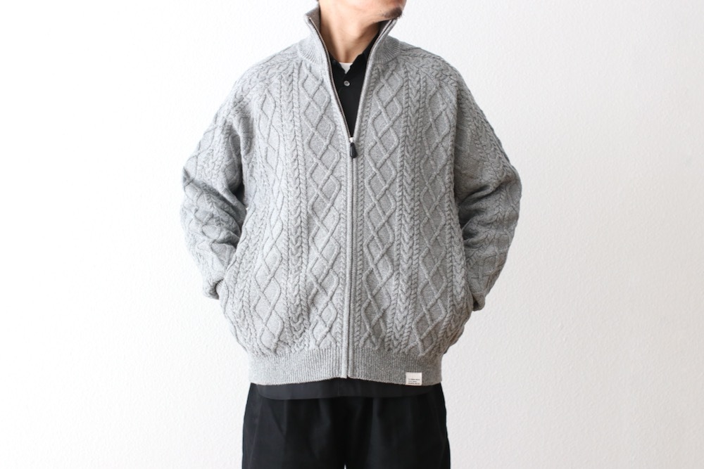 FreshService(�ե�å��奵���ӥ�) "SHETLAND WOOL �� SOLOTEX TECH FISHERMAN ZIP-UP"