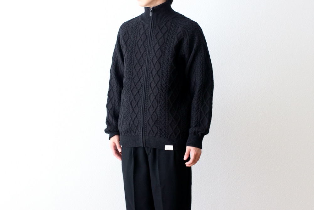 FreshService(�ե�å��奵���ӥ�) "SHETLAND WOOL �� SOLOTEX TECH FISHERMAN ZIP-UP"